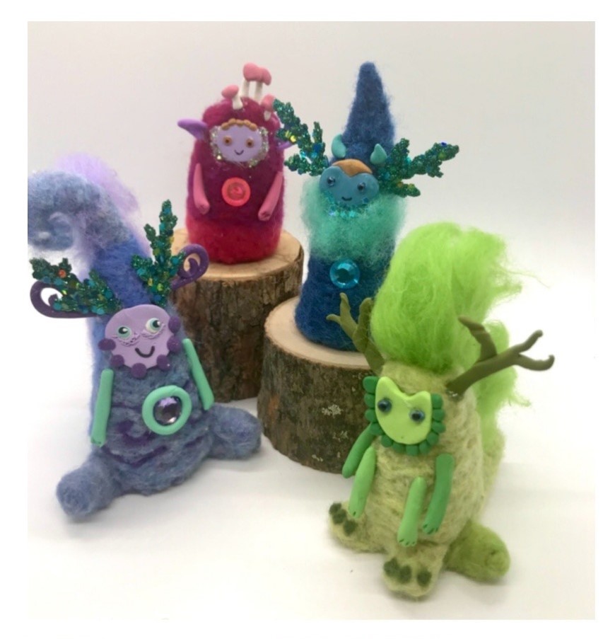 Make Your Own Felted Creature In Person Class Fivesparks